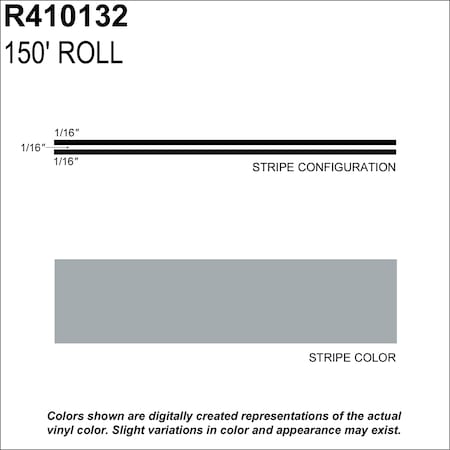 Sharpline Converting MS, 3/16" X 150'; Pewter Metallic R410132